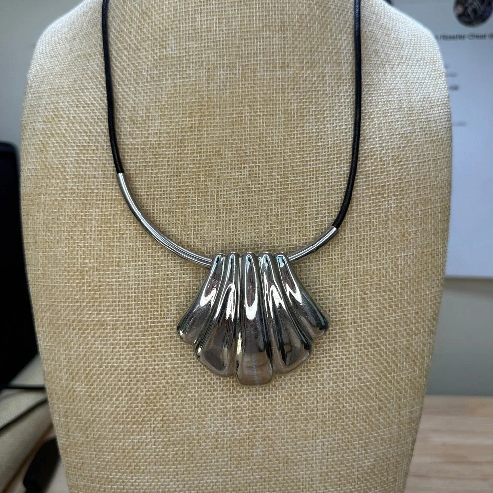Coastal‎ Nautical Shell Mermaidcore Statement Necklace from Chico's
